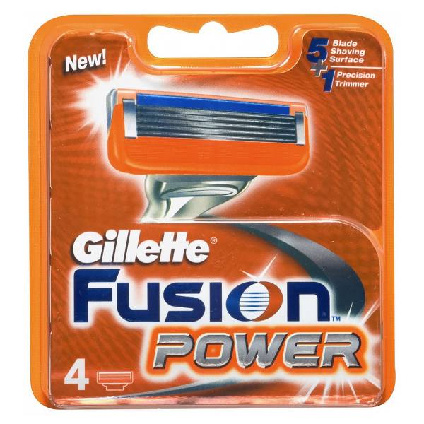 تیغ یدک 4 عددی ژیلت فیوژن Fusion Power